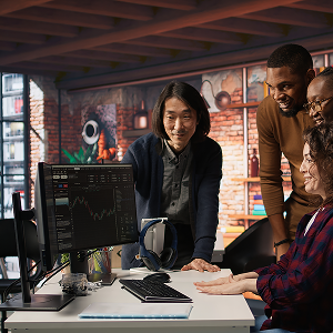 Team collaboration at We Write Code