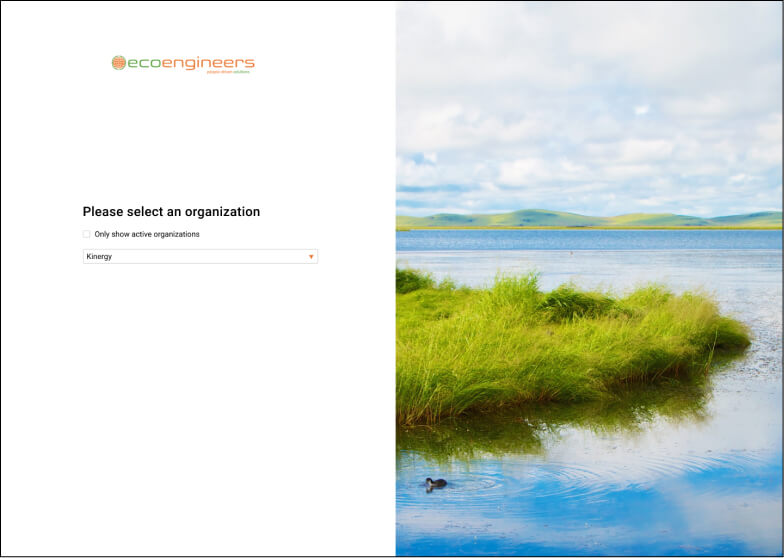 login screens